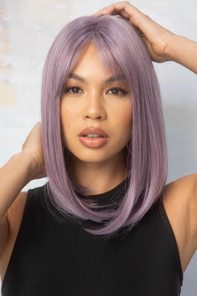 Mod Sleek <br>Synthetic Lace Front with Lace Part Wig