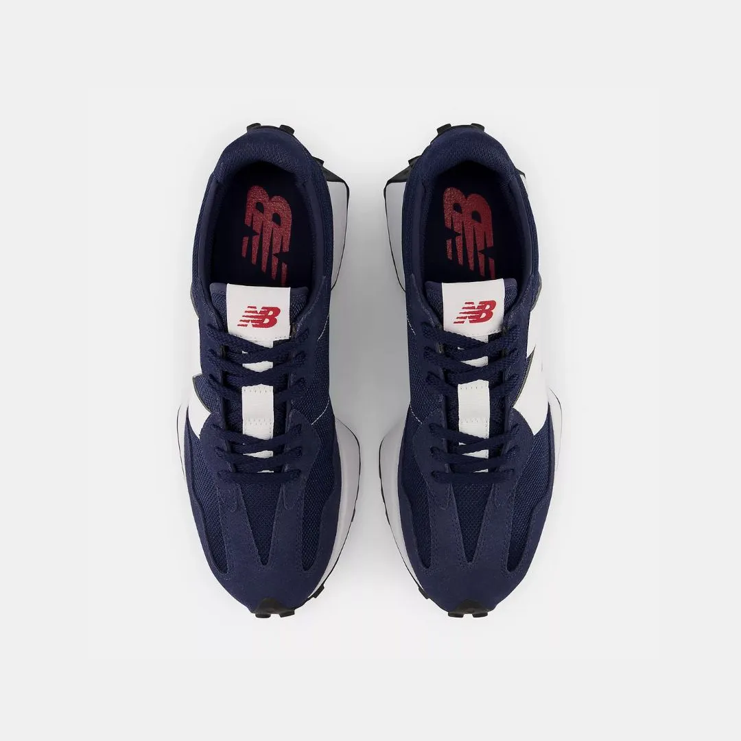 New Balance 327 Natural Indigo & White