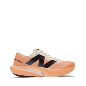 New Balance Women's FuelCell Rebel v4 Sneaker in Hot Mango/Angora/Black