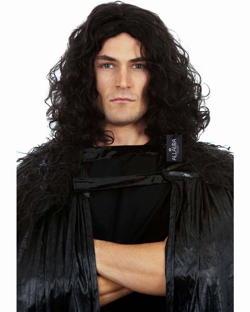 Northern King Long Black Wig