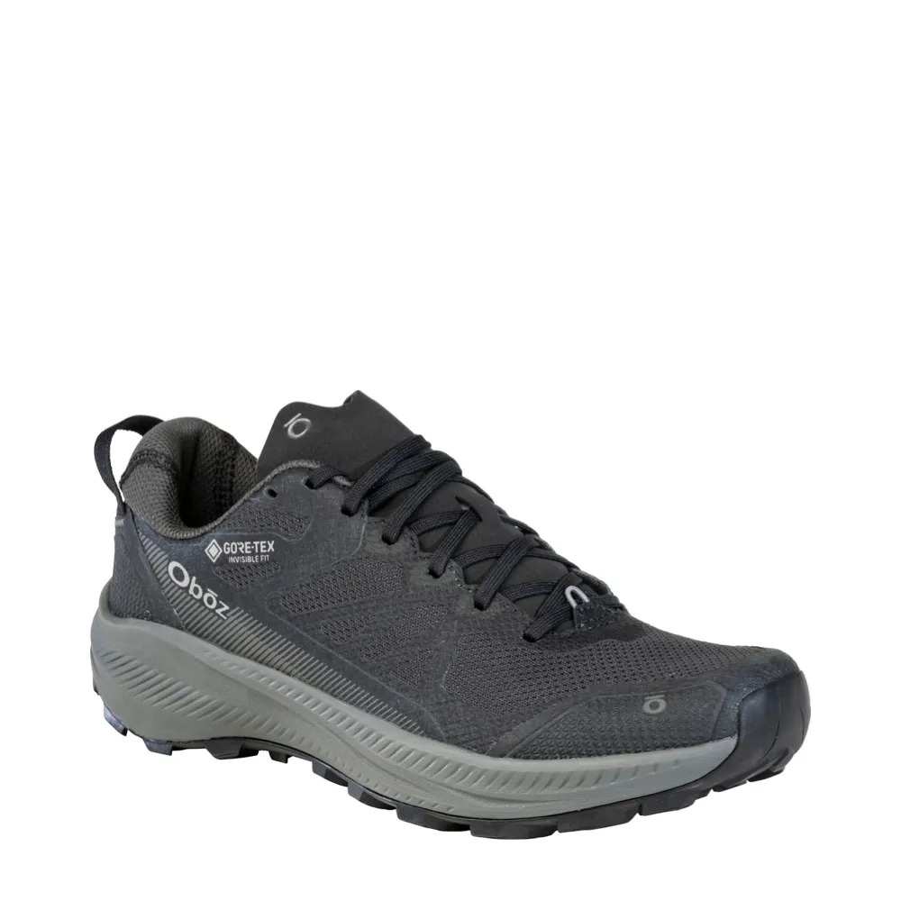 Oboz Men's Katabatic LT Low GTX Waterproof Hiker in Black Sea