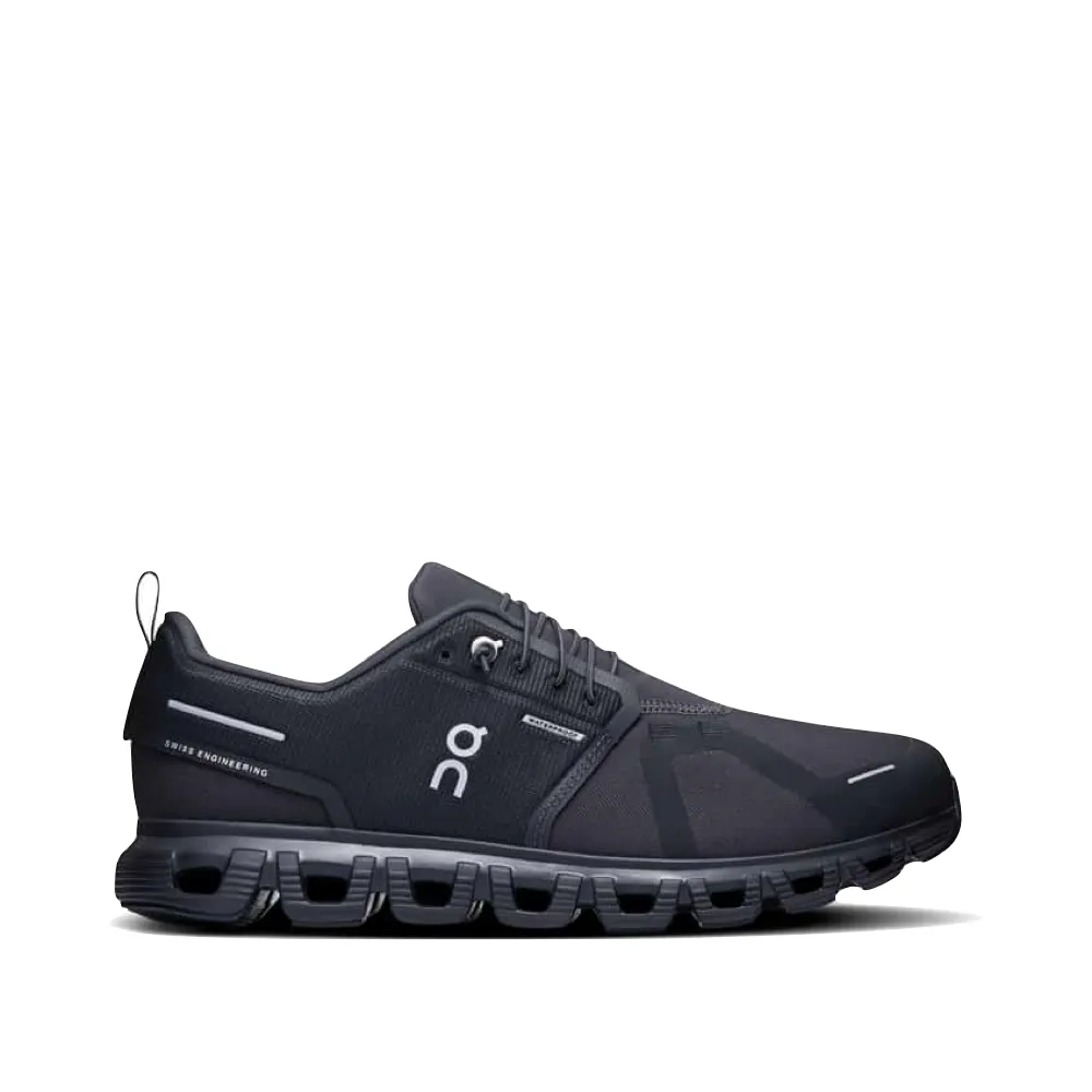 On Men's Cloud 6 Waterproof Sneaker in Black/Black