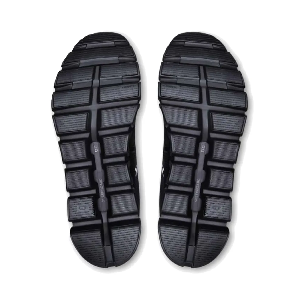 On Men's Cloud 6 Waterproof Sneaker in Black/Black