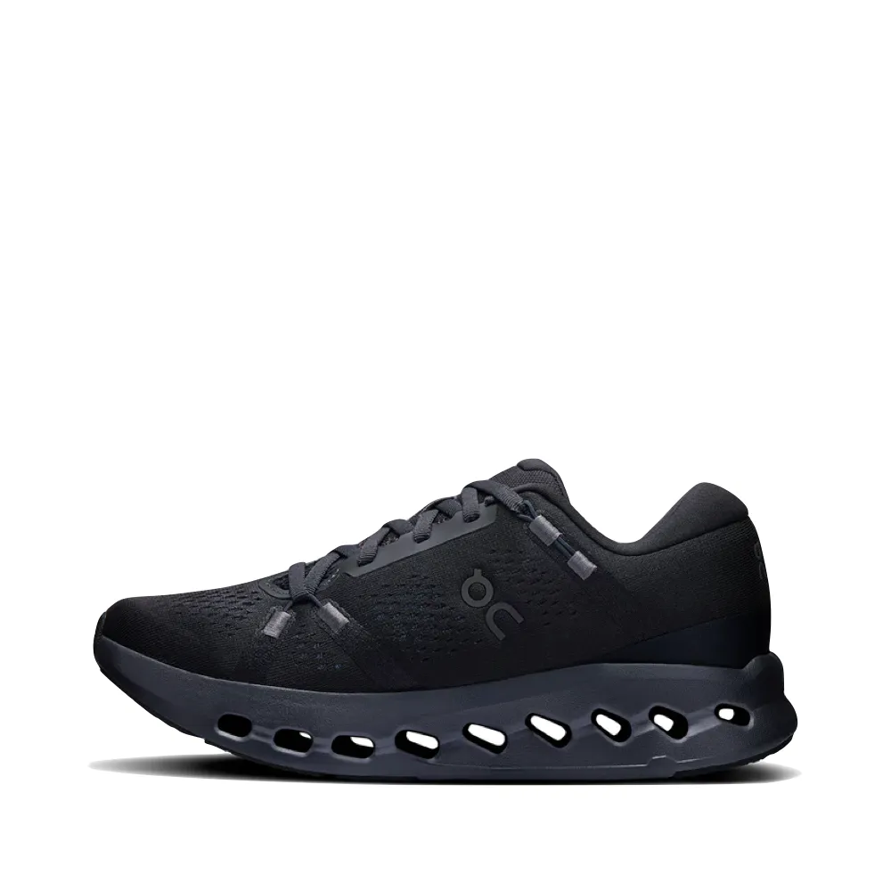 On Women's Cloudsurfer 2 Sneaker in Black/Black