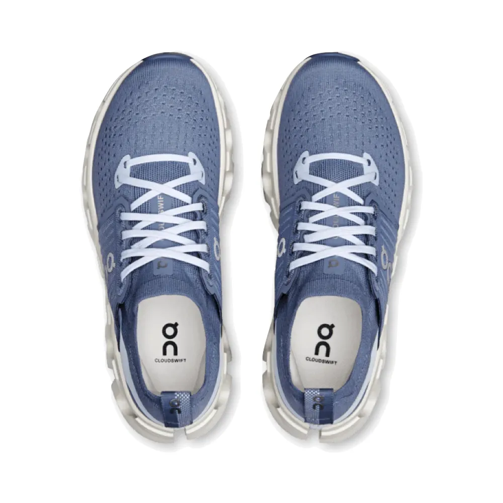 On Women's Cloudswift 4 Sneaker in Metal/Heather