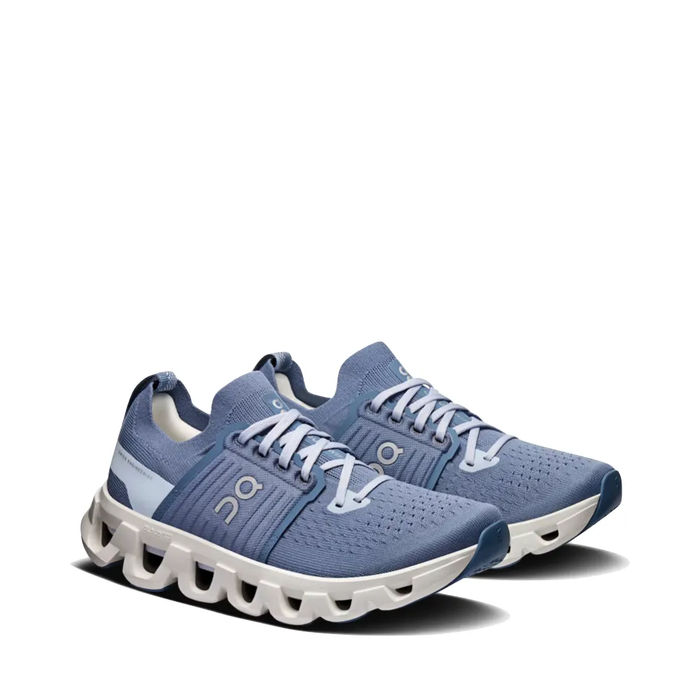 On Women's Cloudswift 4 Sneaker in Metal/Heather