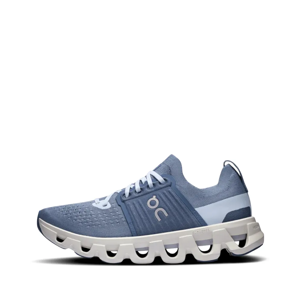 On Women's Cloudswift 4 Sneaker in Metal/Heather