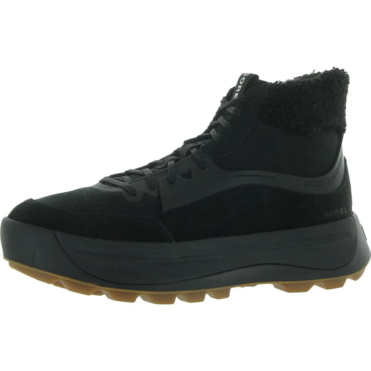 ONA 503 Mid Womens Canvas Faux Fur Casual And Fashion Sneakers