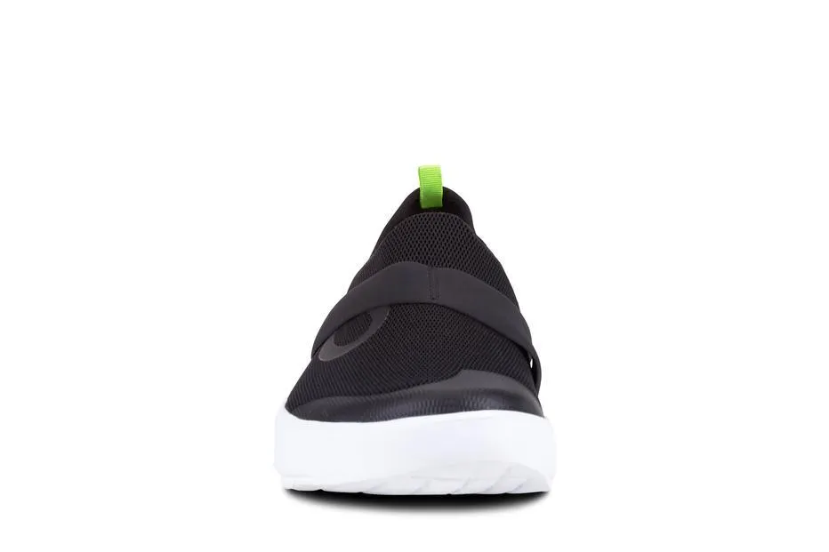 Oofos Men's OOmg Low Black/White