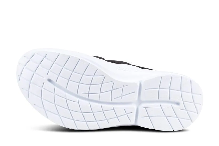 Oofos Men's OOmg Low Black/White
