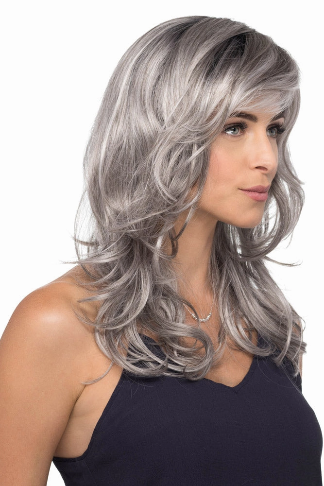 Orchid <br>Synthetic Lace Front with Lace Part Wig