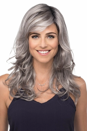 Orchid <br>Synthetic Lace Front with Lace Part Wig
