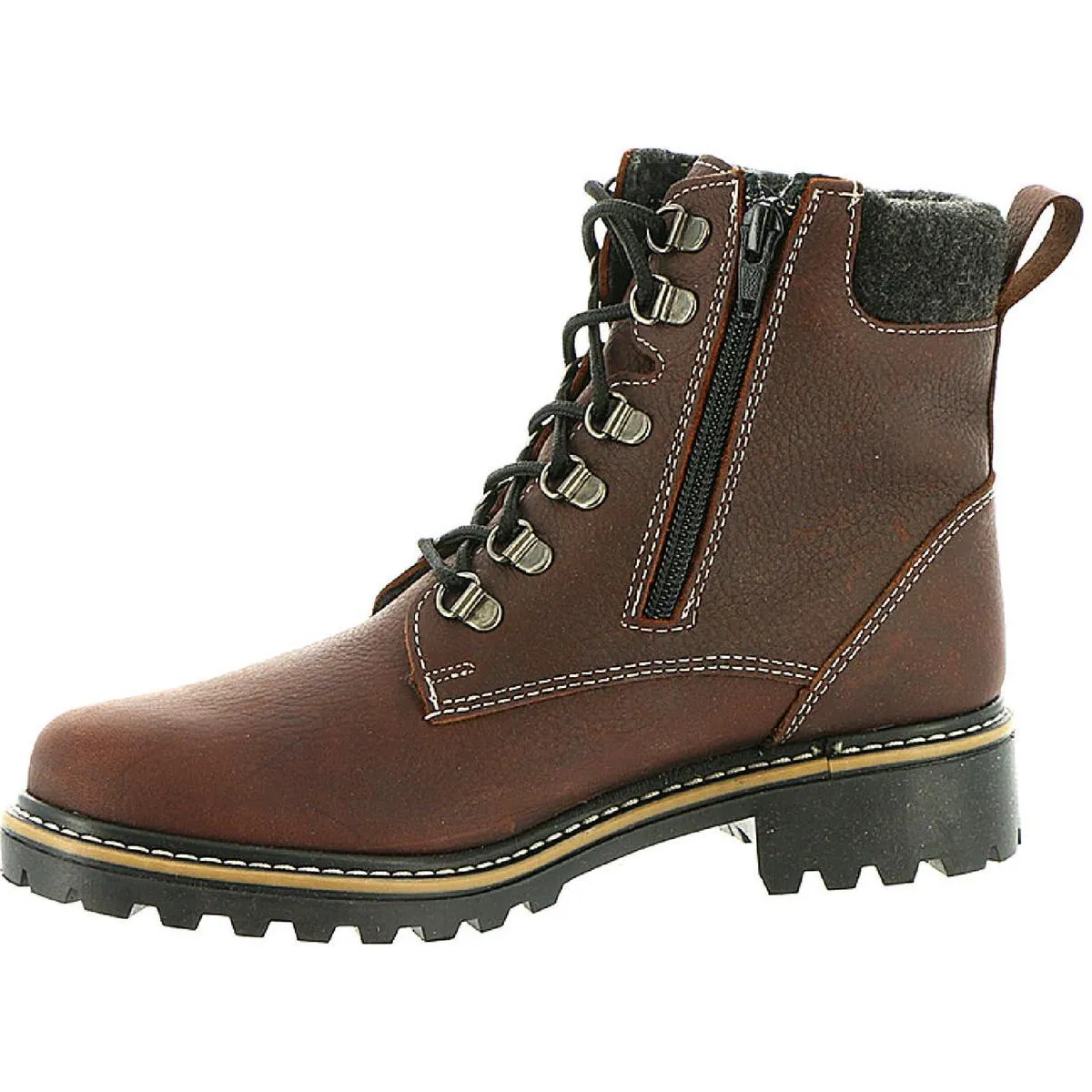 Penny Womens Leather Fleece Lined Casual Boots