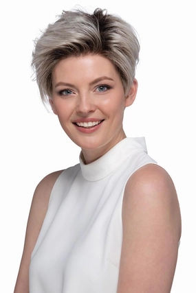 Petite Easton <br>Synthetic Mono Top with Lace Front Wig