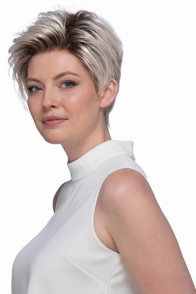 Petite Easton <br>Synthetic Mono Top with Lace Front Wig