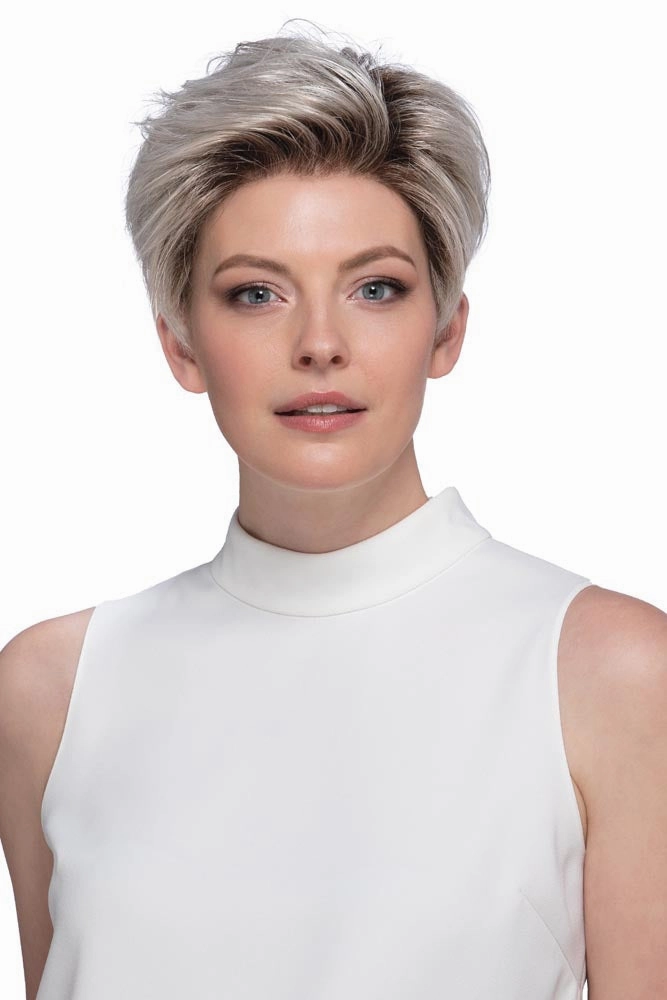 Petite Easton <br>Synthetic Mono Top with Lace Front Wig