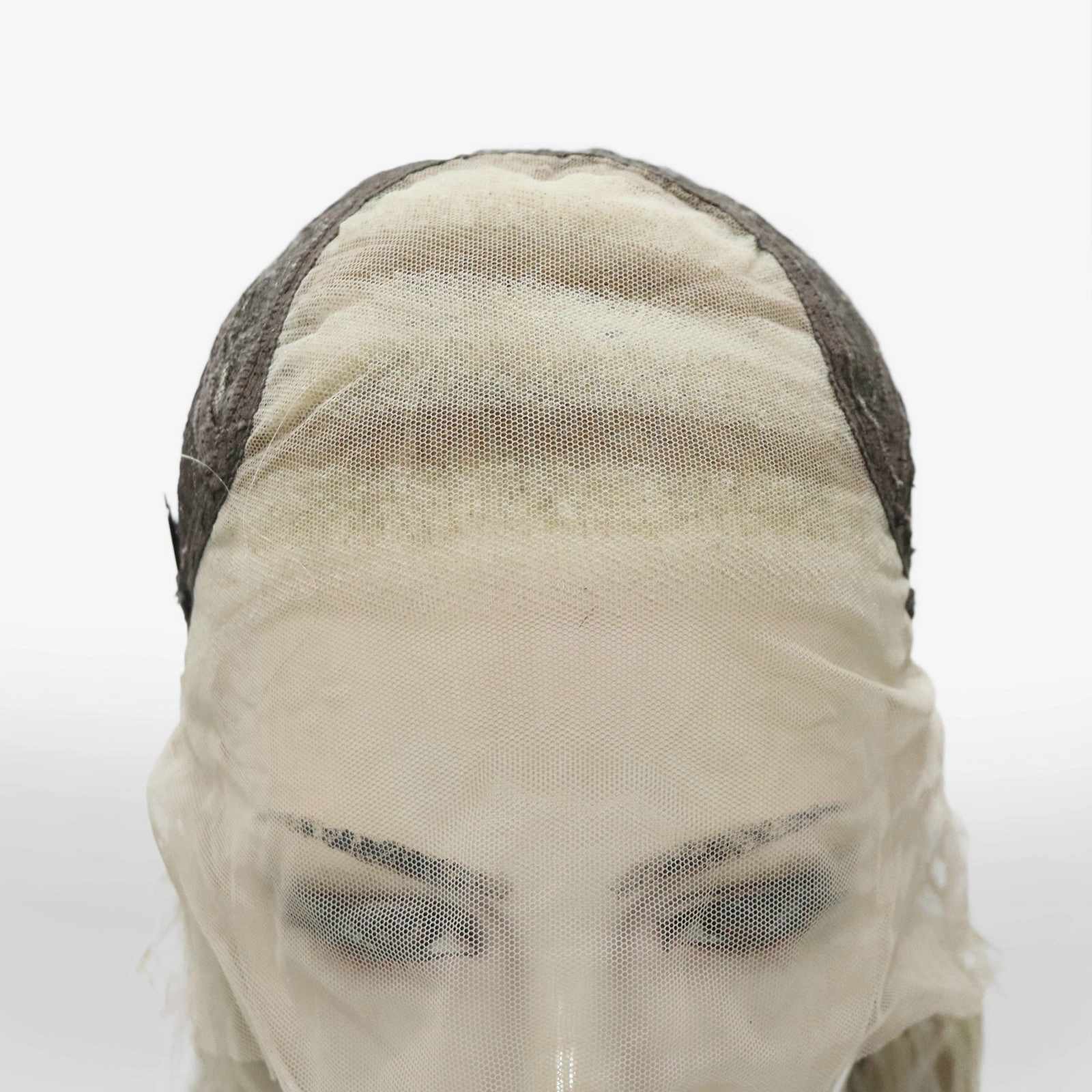 Phoebe Skunk Stripe Cream Blonde With Highlight Water Wave 13*4 Lace Front Wig