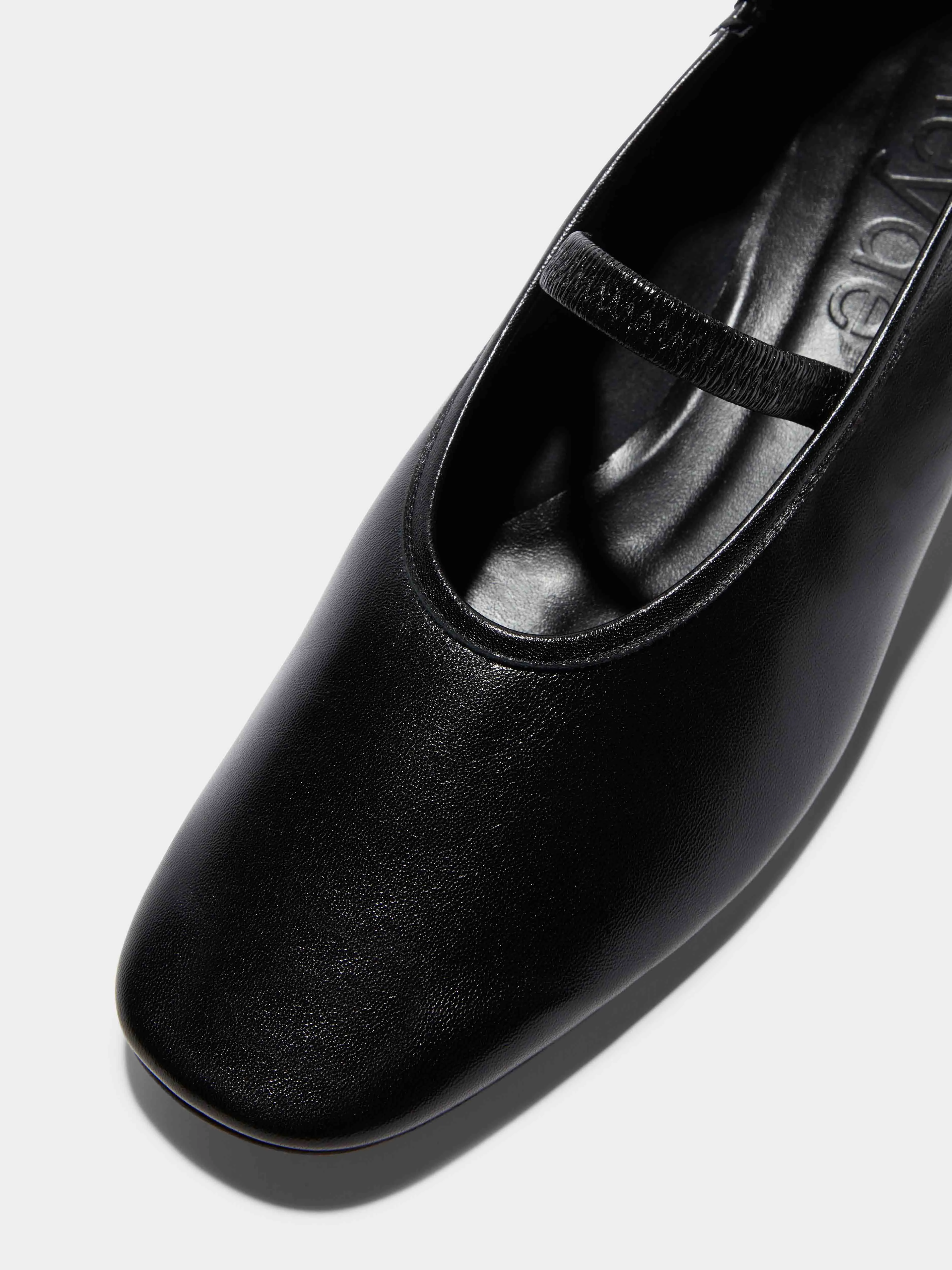 Pippa Leather Ballet Flats