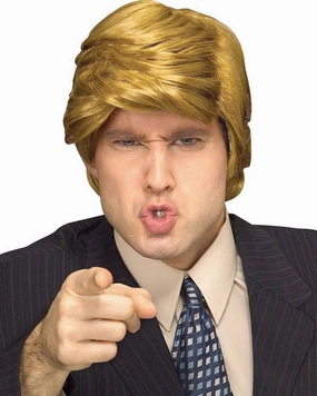 Political Billionaire Short Blonde Wig