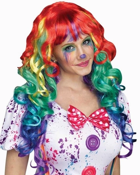 Rainbow Long Wavy Wig