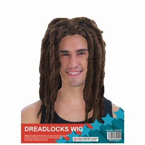 Rastas Dreadlocks Wig Brown