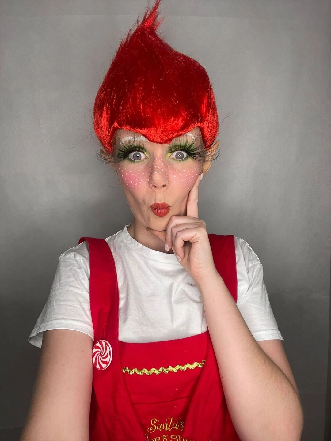 Red Troll Wig