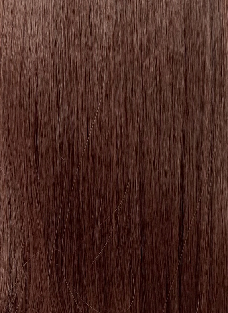 Reddish Brown Straight Synthetic Hair Wig NS535