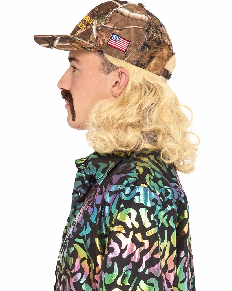 Redneck Hunting Cap with attached Hair