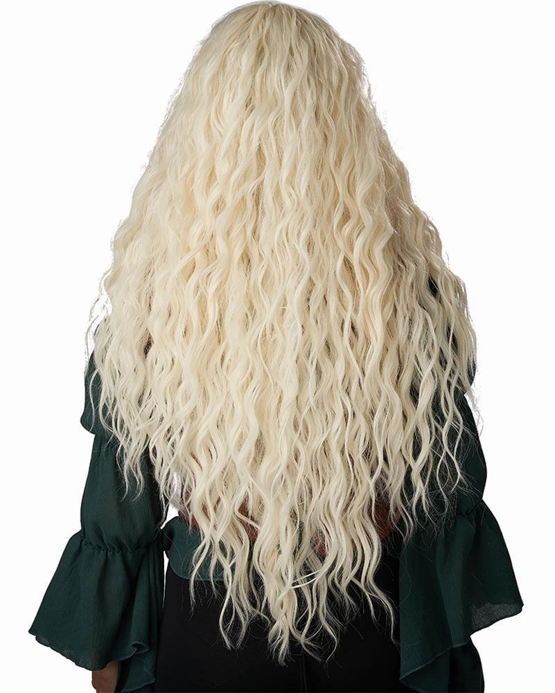 Renaissance Maiden Long Platinum Blonde Wig