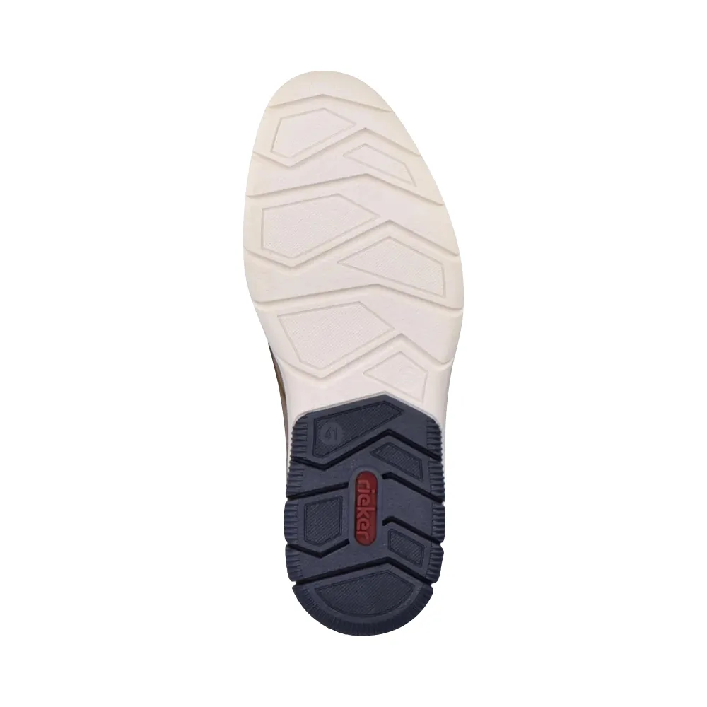 Rieker Men's Dustin 50 Perfed Shoe in Fango Taupe