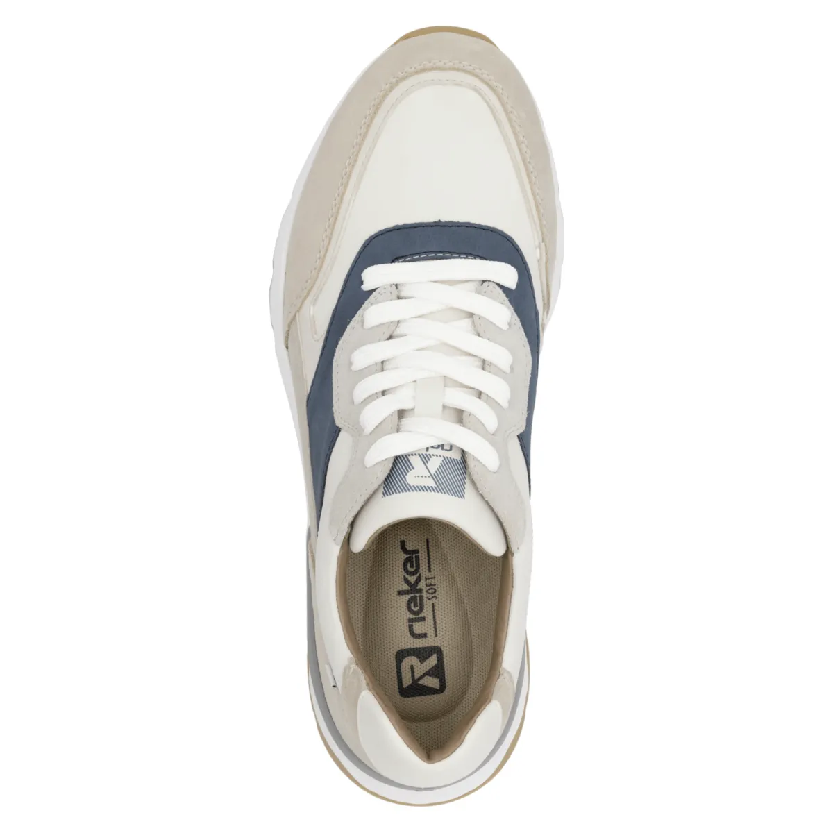 Rieker Men's U0906-81 Zed Clay/Cream/Off White/Jeans/Ginger/Quartz