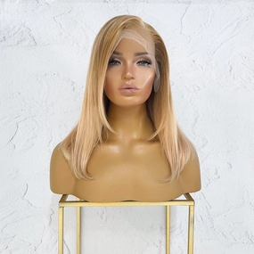 RYDER Honey Human Hair Lace Front Wig **READY TO SHIP**
