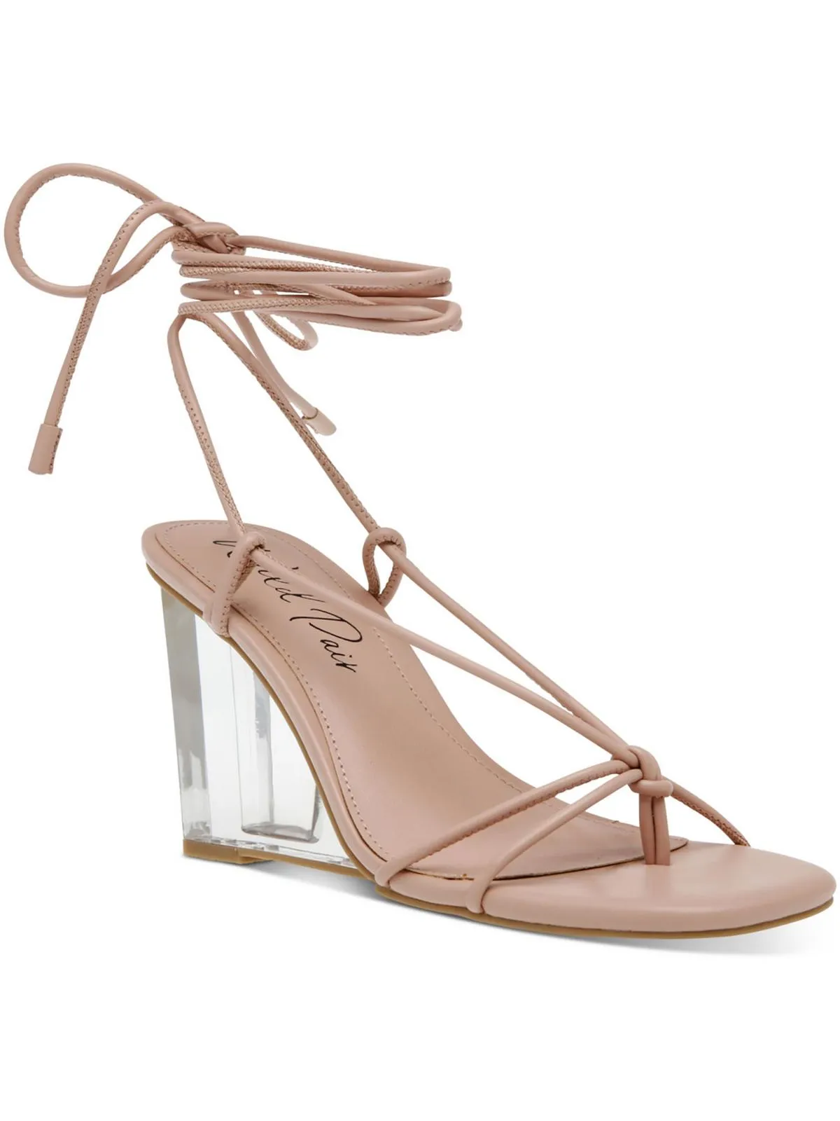 SANTEAGO Womens Open Toe Casual Wedge Heels