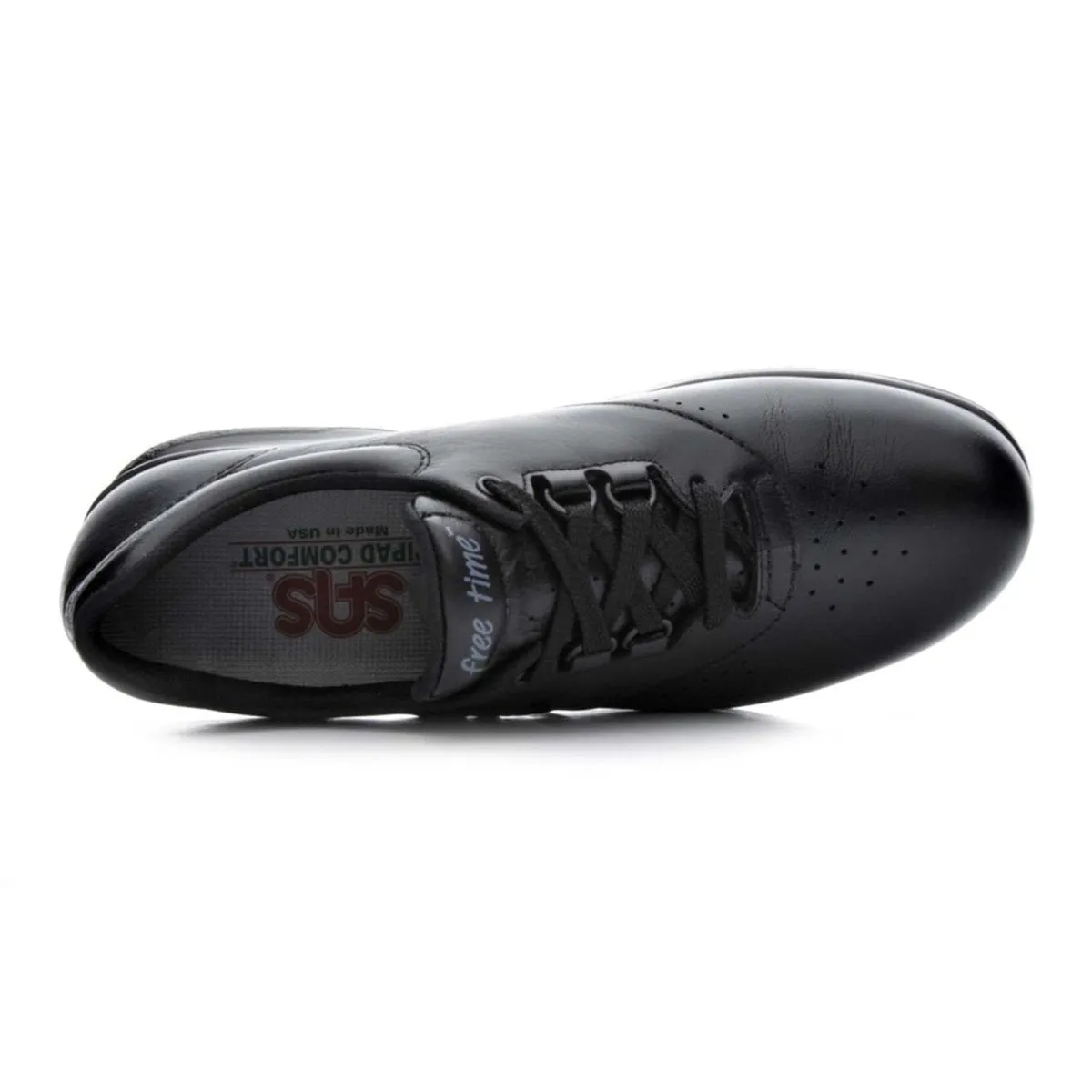 SAS Women's Free Time Black Leather
