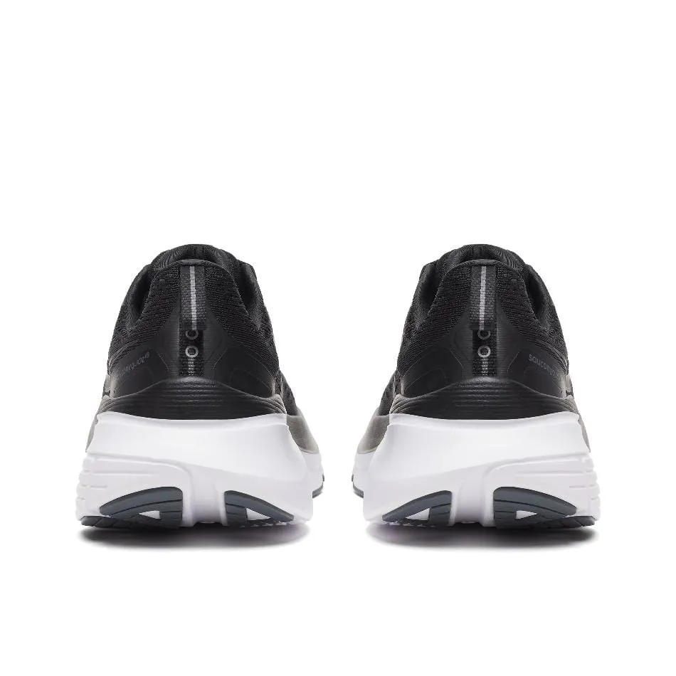 Saucony Men's Guide 18 Running Shoes in Black/White SS25