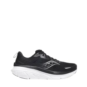Saucony Men's Guide 18 Running Shoes in Black/White SS25
