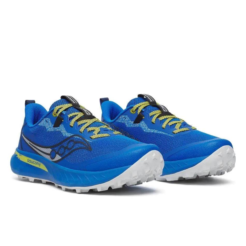 Saucony Men's Peregrine 15 Running Shoes in Skydiver/Pickle SS25