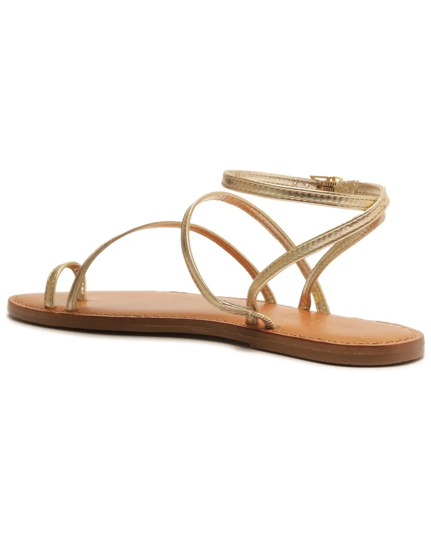 SCHUTZ Hallea metallic leather Flat