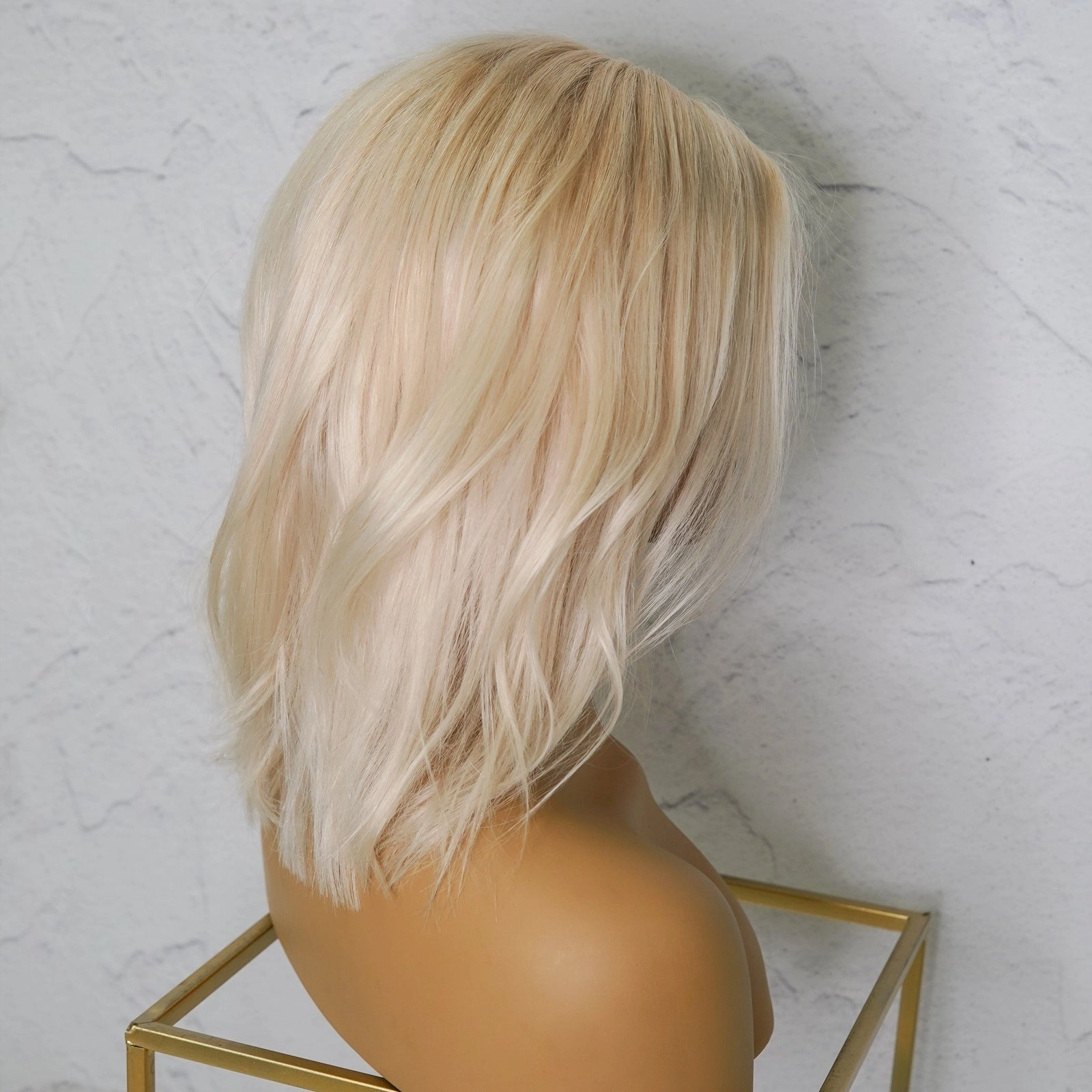 SELMA Blonde Human Hair Lace Front Wig
