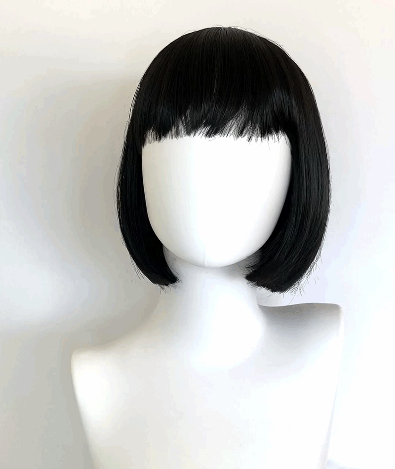 Short black bob wig: Josie