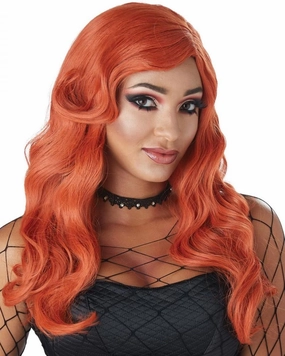 Siren Long Wavy Auburn Wig
