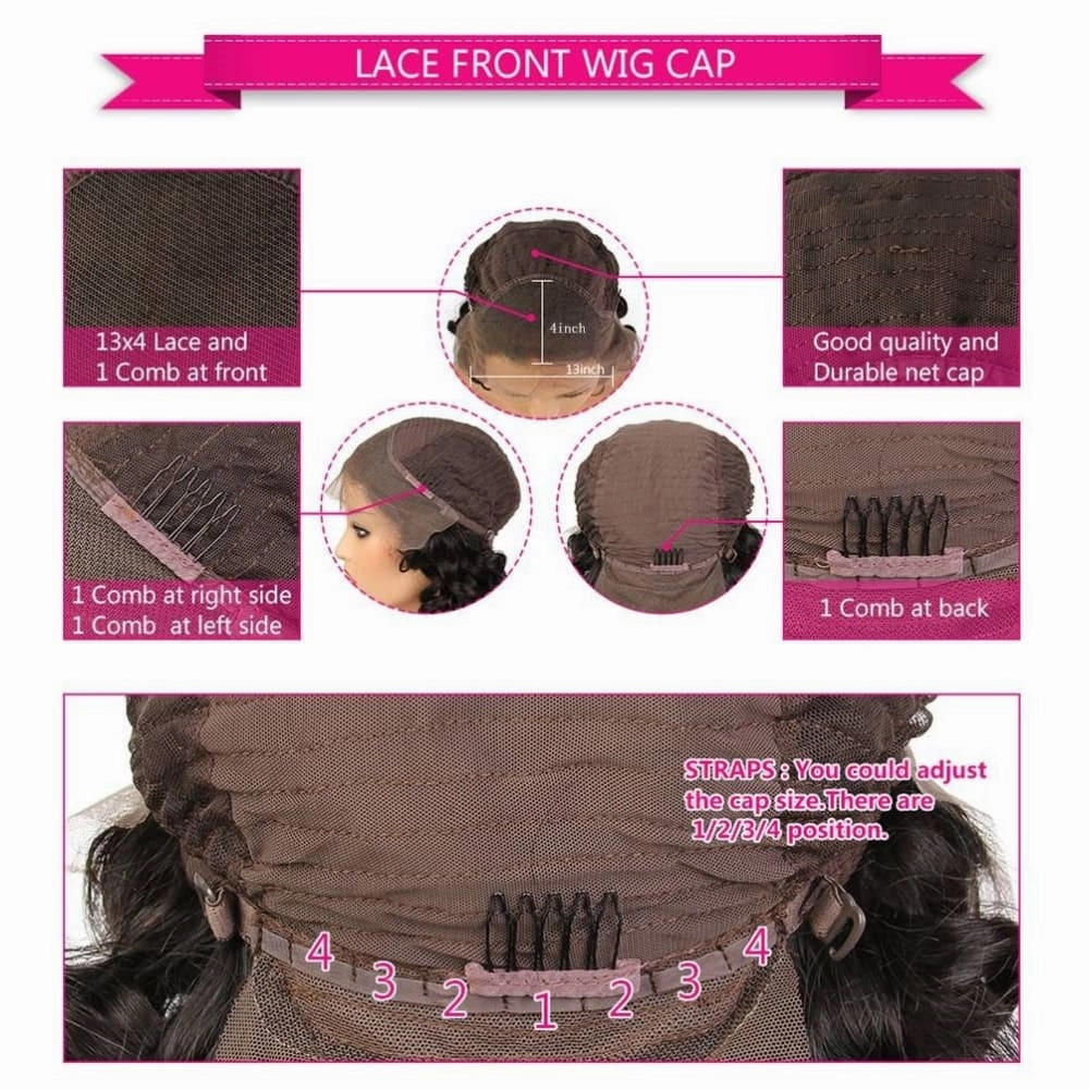 Skin Melt Swiss Lace Most Undectable Human Hair 13x4 Lace Wigs Hair Combo