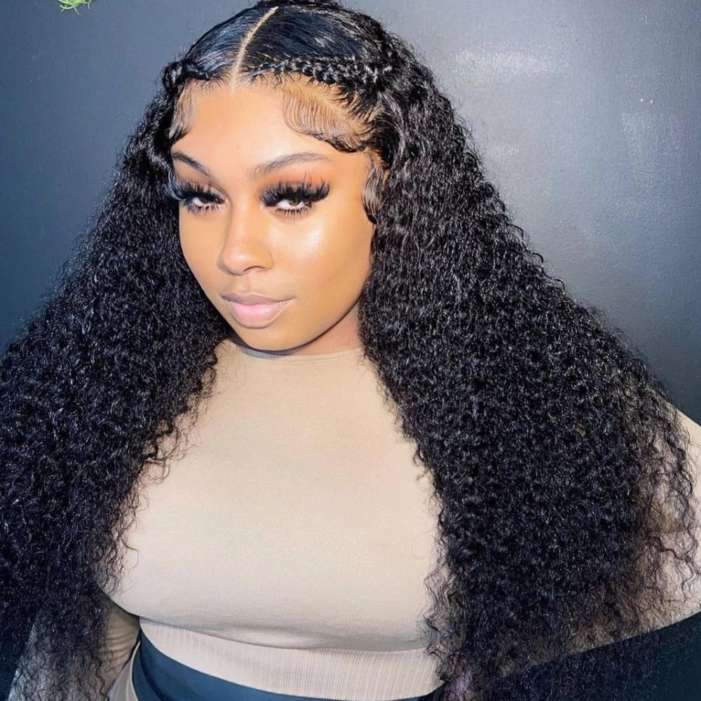 Skin Melt Swiss Lace Most Undectable Human Hair 13x4 Lace Wigs Hair Combo