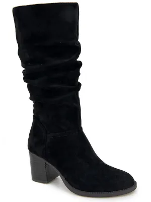 Sonia Womens Faux Suede Casual Mid-Calf Boots