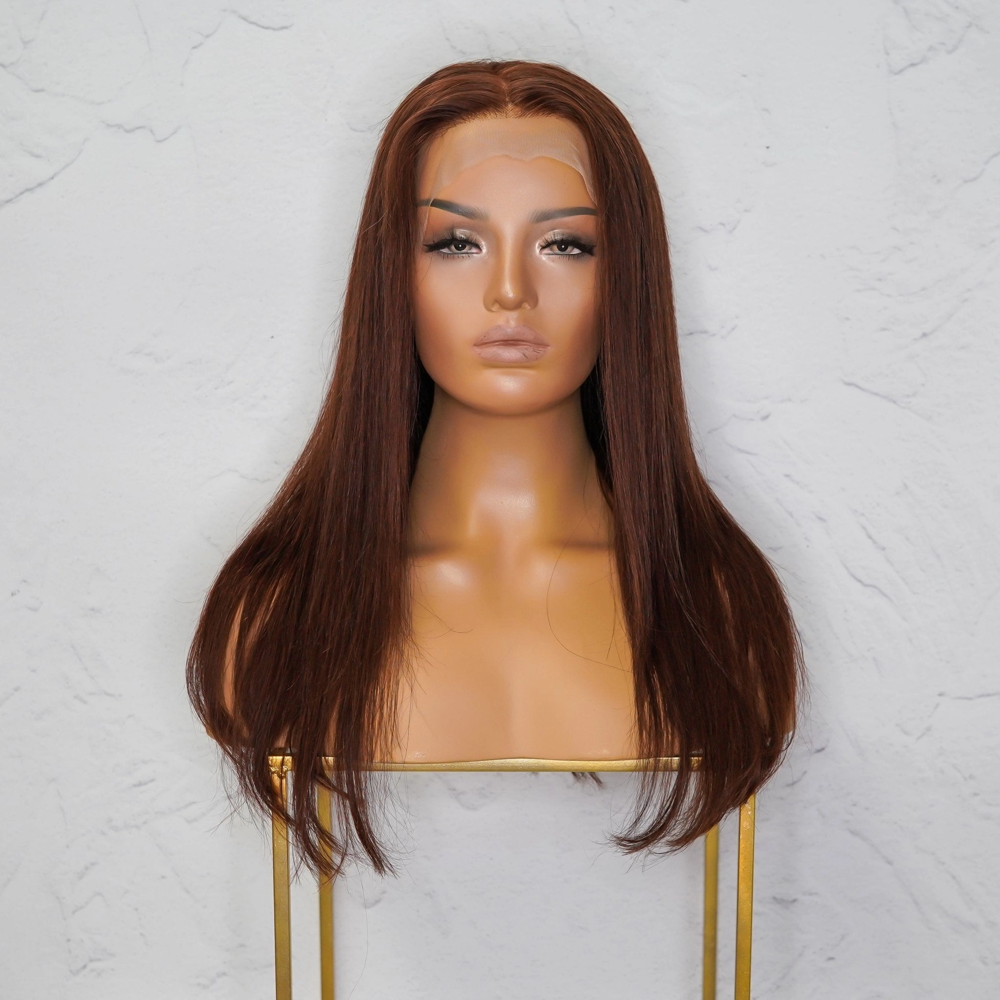 SOPHIE Brown Human Hair Lace Front Wig