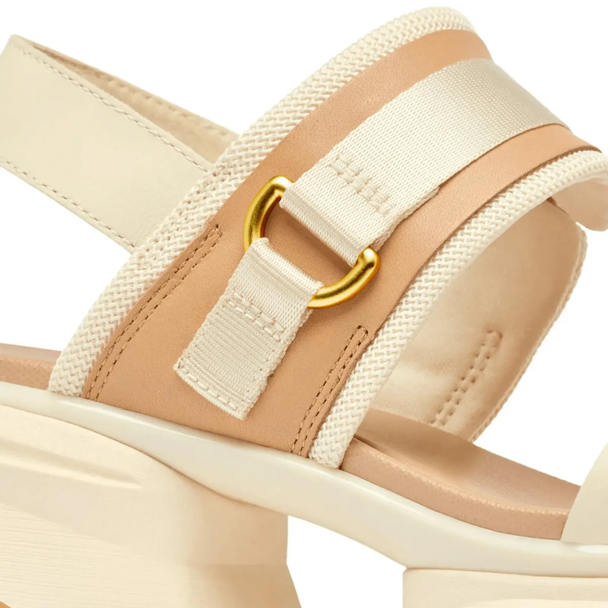 Sorel Women's Kinetic Impact Slingback Heel Honey White/Sea Salt