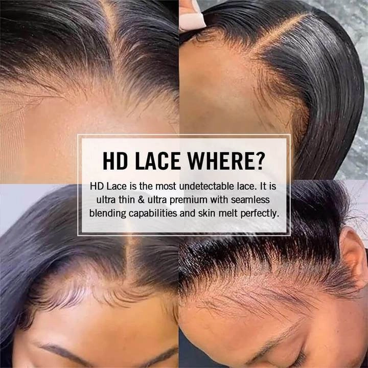 Straight Burgundy Glueless HD Lace Front Bob Wig with Black Roots 99j Colored Short Human Hair Bob Wigs