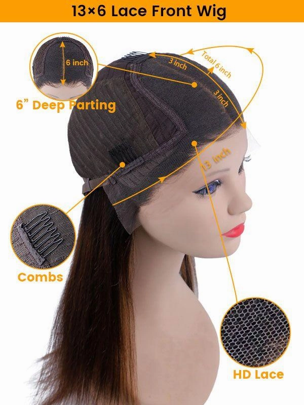 Stylish Balayage Bouncy Curly 6in Fitted Glueless HD Lace Wig GW03