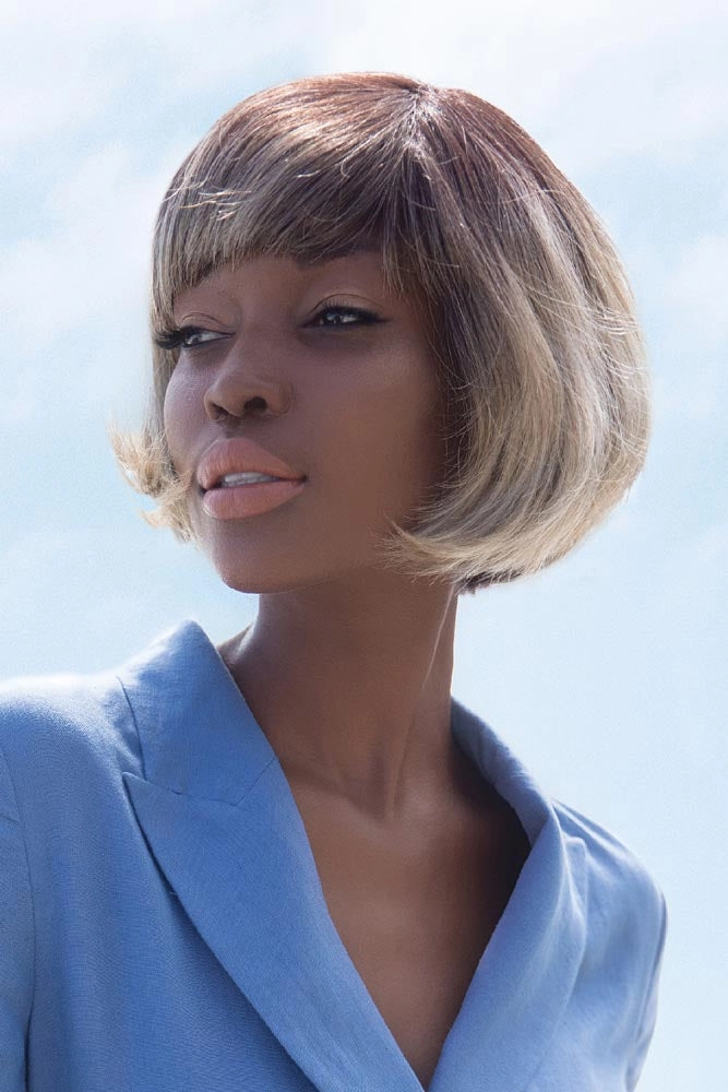 Sue <br>Synthetic Lace Front with Lace Part Wig