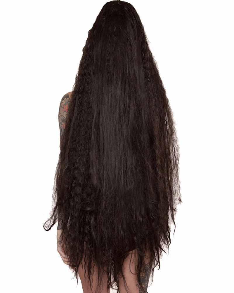 Suicide Witch Premium Long Brown Wig
